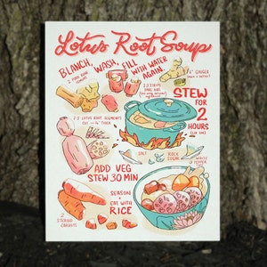 Lotus Root Soup Print