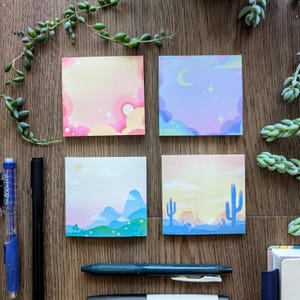 Notes autocollantes assorties