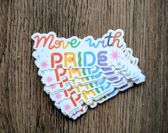 Move With Pride Sticker