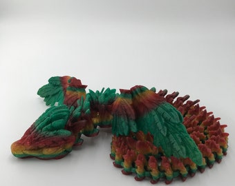Flying Serpent Articulated Fidget Toy / Dragon / Cinderwing