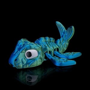 Mosasaurus Flexi-Figur – Bewegliche, 3D-gedruckte Meeresreptilienfigur aus PLA, prähistorisches Geschenk