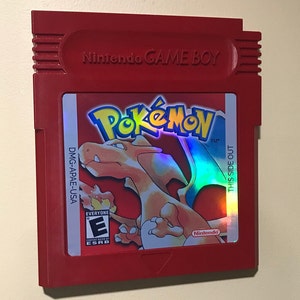 Custom Giant Pokemon Game Boy Cartridge / Fan Made /  Red