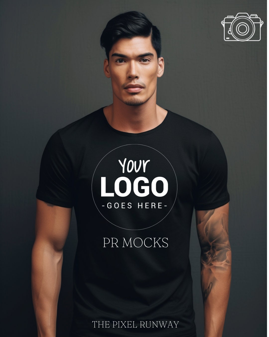 Bella Canvas 3001 Shirt Mockup Bella Canvas Black Shirt - Etsy