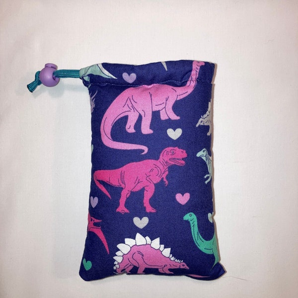 Padded Pipe Bag / Cute Dinosaur / Glass Bowl Protection