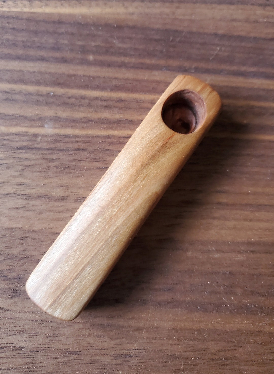 Handmade Cherry Wood Pipe by Riffwood Etsy