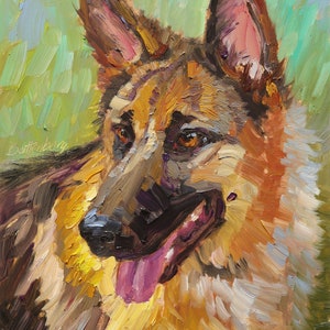 Custom Pet Portrait, Custom Oil Portrait of Pet, Dog Art Pet Commission, Custom Wall Art, Personalize Home Decor, Cat Portrait, Pet Memorial