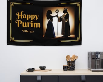 Purim Celebration Banner - Royalty