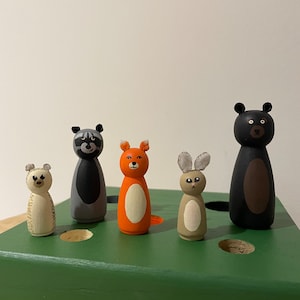 Animal Peg Dolls