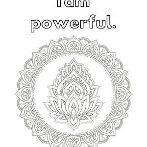 Mindful Coloring Pages for Kids and Adults - Etsy