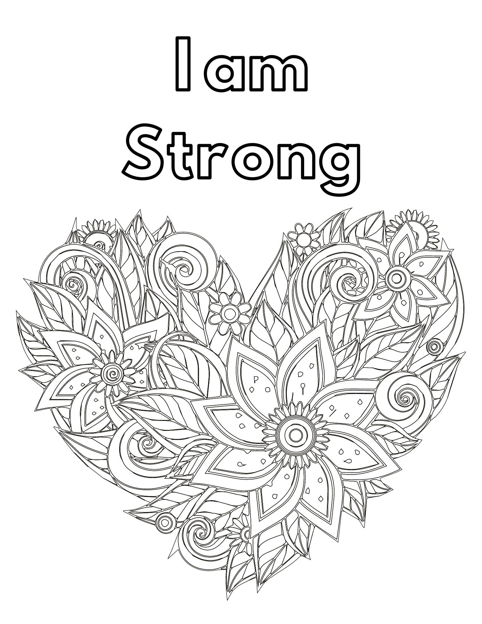 Mindful Coloring Pages for Kids and Adults - Etsy