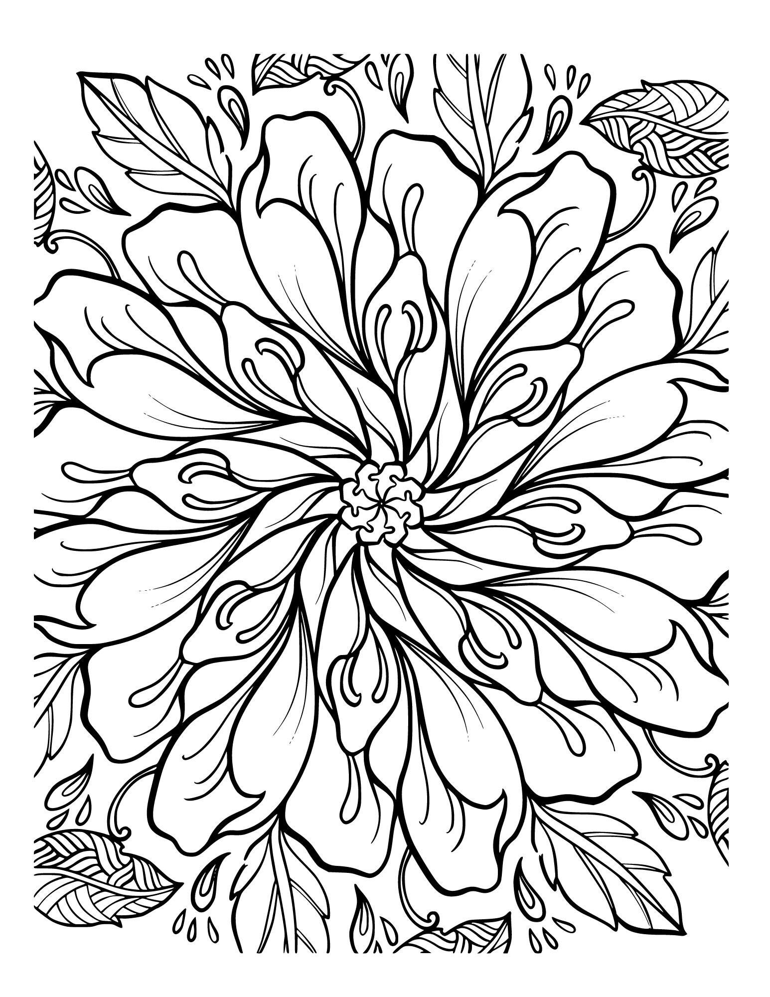 Mindful Coloring Pages for Kids and Adults - Etsy