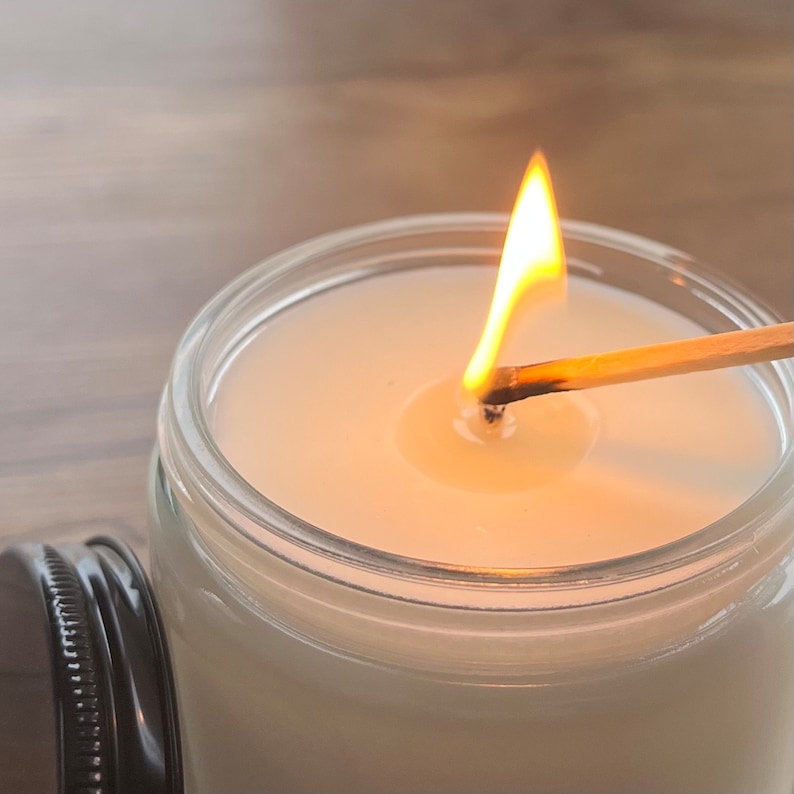 German Shepherd Dog Scented Candle 100 Soy Wax Handcrafted Small Batch