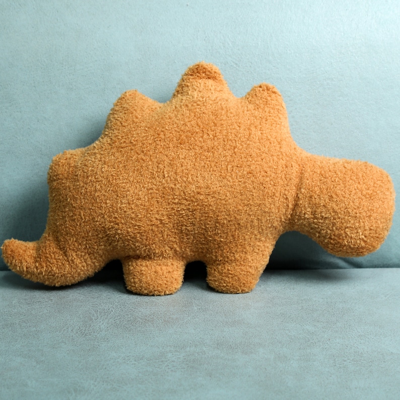 Nugget Pillow Dino Plush Pillow Chicken Nugget Plush Dinosaur Etsy