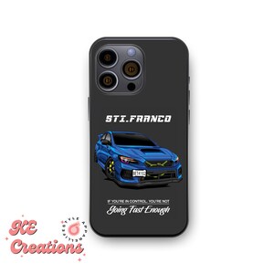 JDM |  Sti Franco- Custom iphone 13- 14 - 15  case | pro, pro max, plus, Mini