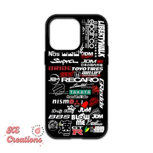 JDM Custom iphone 13- 14 - 15  case | pro, pro max, plus, Mini