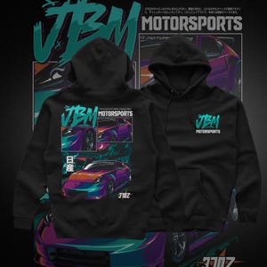 JDM Hoodie | Japanese Car Tuner Streetwear | Drift Racing Heavyweight Graphic Hoodie