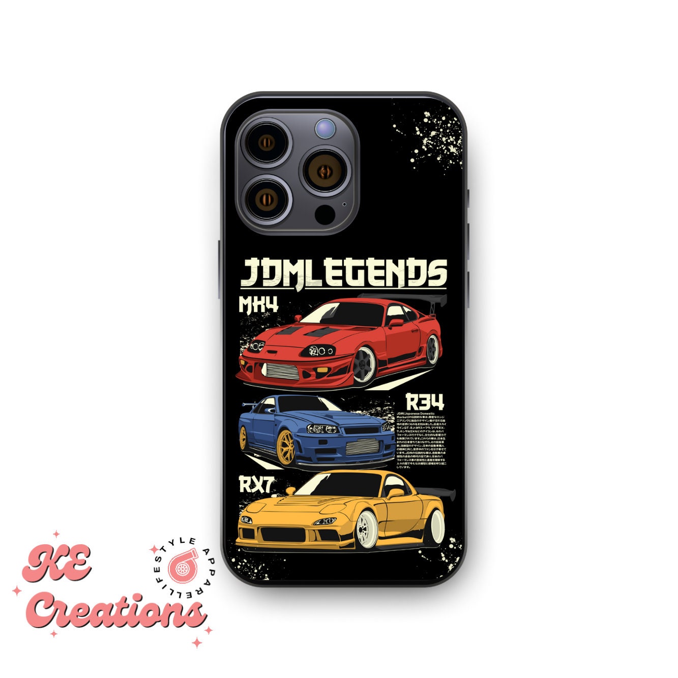 TOYOTA SUPRA CAR CLIPART iPhone 7 / 8 Plus Case Cover
