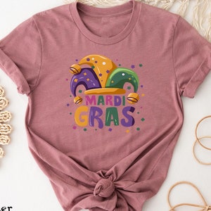Mardi Gras Shirt, Mardi Gras T-Shirt, Shirt, Mardi Gras Party Shirt, Louisiana Shirt, Fat Tuesday Shirt, Nola Shirt, Mardi Gras Beads