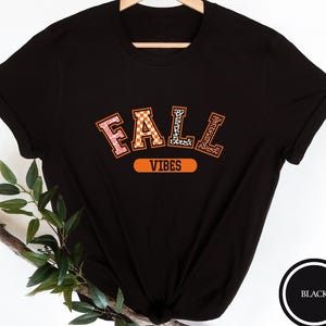 Fall Vibes Leopard Shirt, Leopard Thanksgiving Shirt, Fall Vibes Shirt, Thanksgiving Shirt, Hello Fall Shirt, Thanksgiving Vibes Shirt