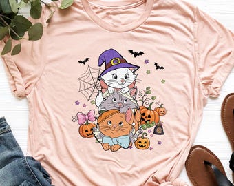 Cat Halloween Shirt, Ghost Shirt, Halloween shirt, Halloween Cat Shirt, Cat Lover Shirt, Black Cat Shirt, Spooky T-Shirt