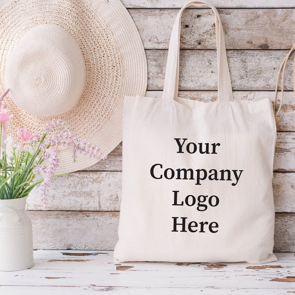 Custom Logo Tote Bags, Promotional Tote Bag, Trade Show Gift Bag, Custom Company Logo Totes, Custom Shopping Bags, Personalized Tote Bags