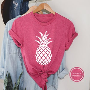 Pineapple Shirt, Cute Pineapple T-Shirt, Summer Shirt, Fruit Shirt, Women's Graphic Tees, Foodie Shirt, Pineapple Lover Shirt, Gift For Her