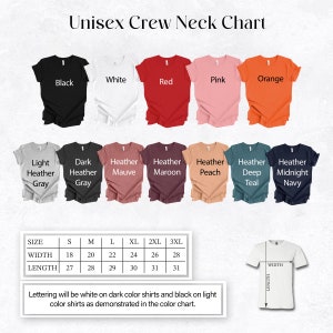 a white shirt with different colors and sizes