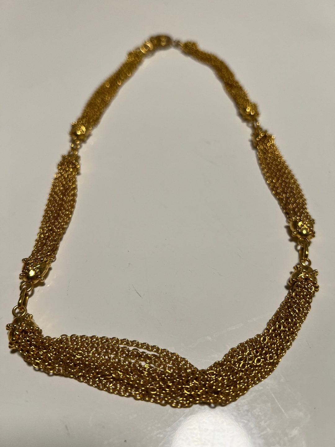 アクセサリー VINTAGE SONIA RYKIEL GOLD CHAIN NECKLASS Vintage Sonia Rykiel Chain, Vintage Designer Jewelry - Etsy