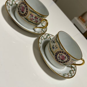 HAVILAND LIMOGES Louveciennes トリオ