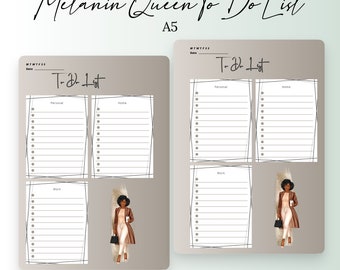 Lista semplice delle cose da fare: versione Melanin Queen