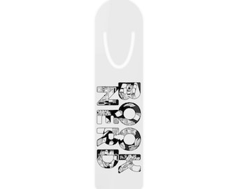 Zookeeper Typography Bookmark | Bookmark