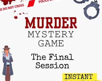 Printable Forensic Detective Game for Adults – Cold Case Investigation Party Kit, True Crime Puzzle Night, Digital Download