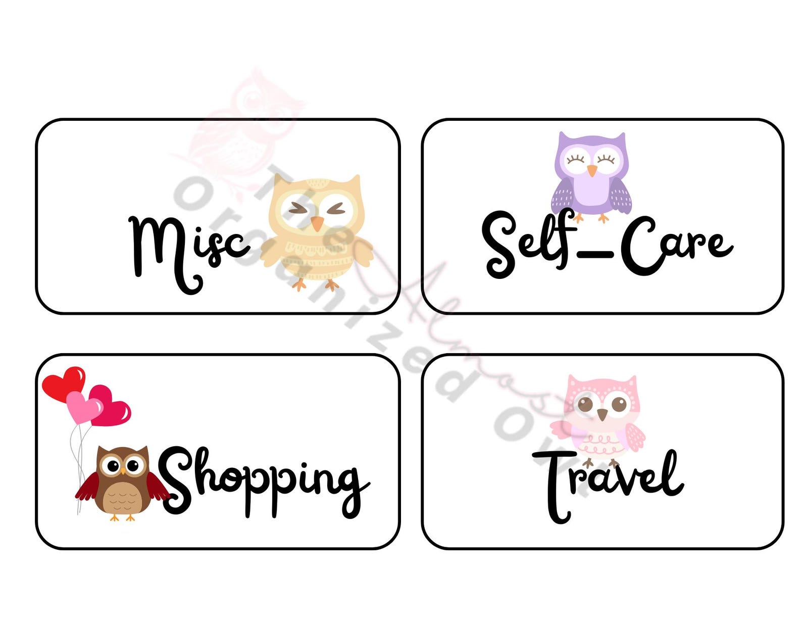A7 Cash Envelope Inserts for Cash Wallets PDF | Printable Digital ...