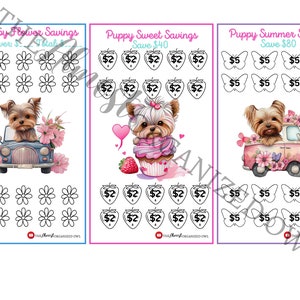 Puppy Savings Mini Savings Challenges I DIGITAL DOWNLOAD