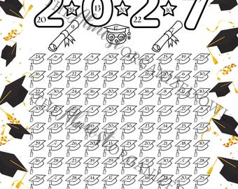 Bespaar 2.027 afgestudeerden voor de Class of 2027 Savings-uitdaging | Afdrukbare pdf | DIGITALE DOWNLOAD