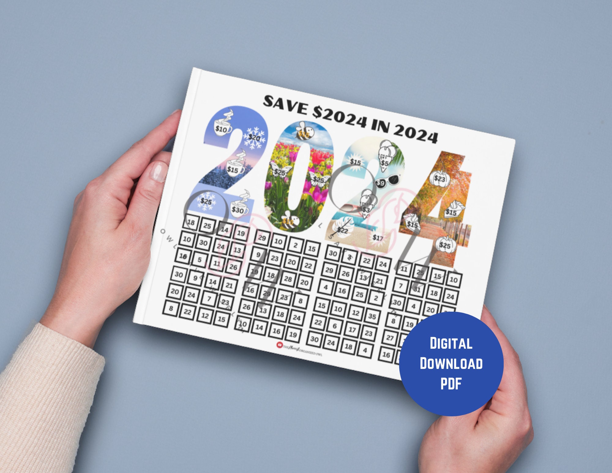 Save 2025 in 2025 Savings Challenge Printable PDF DIGITAL Etsy UK