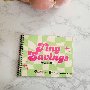 Slightly IMPERFECT | SAVE 250+ Tiny Savings Challenge Book | Low Dollar Amounts