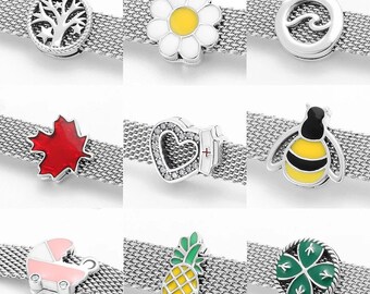 Charms de plata de ley 925: Pata de gato, Piña, Árbol de la vida