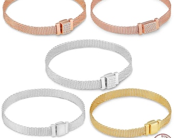 Pandora Reflexions Mesh Bracelet チャーム付き Amazon.com: PANDORA Reflexions Mesh Bracelet - Charm