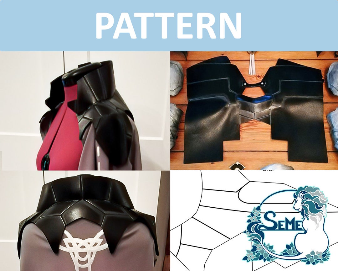 FE3H Female Byleth Cosplay Costume Foam Armor Pattern Set SHOULDER
