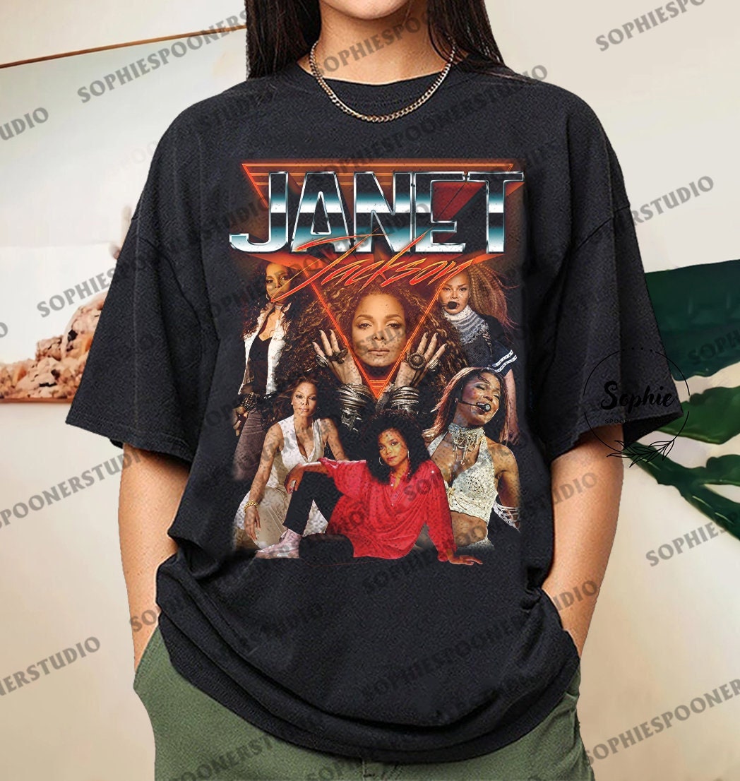 Vintage Janet Jackson Shirt Janet Jackson T-shirt - Etsy Singapore
