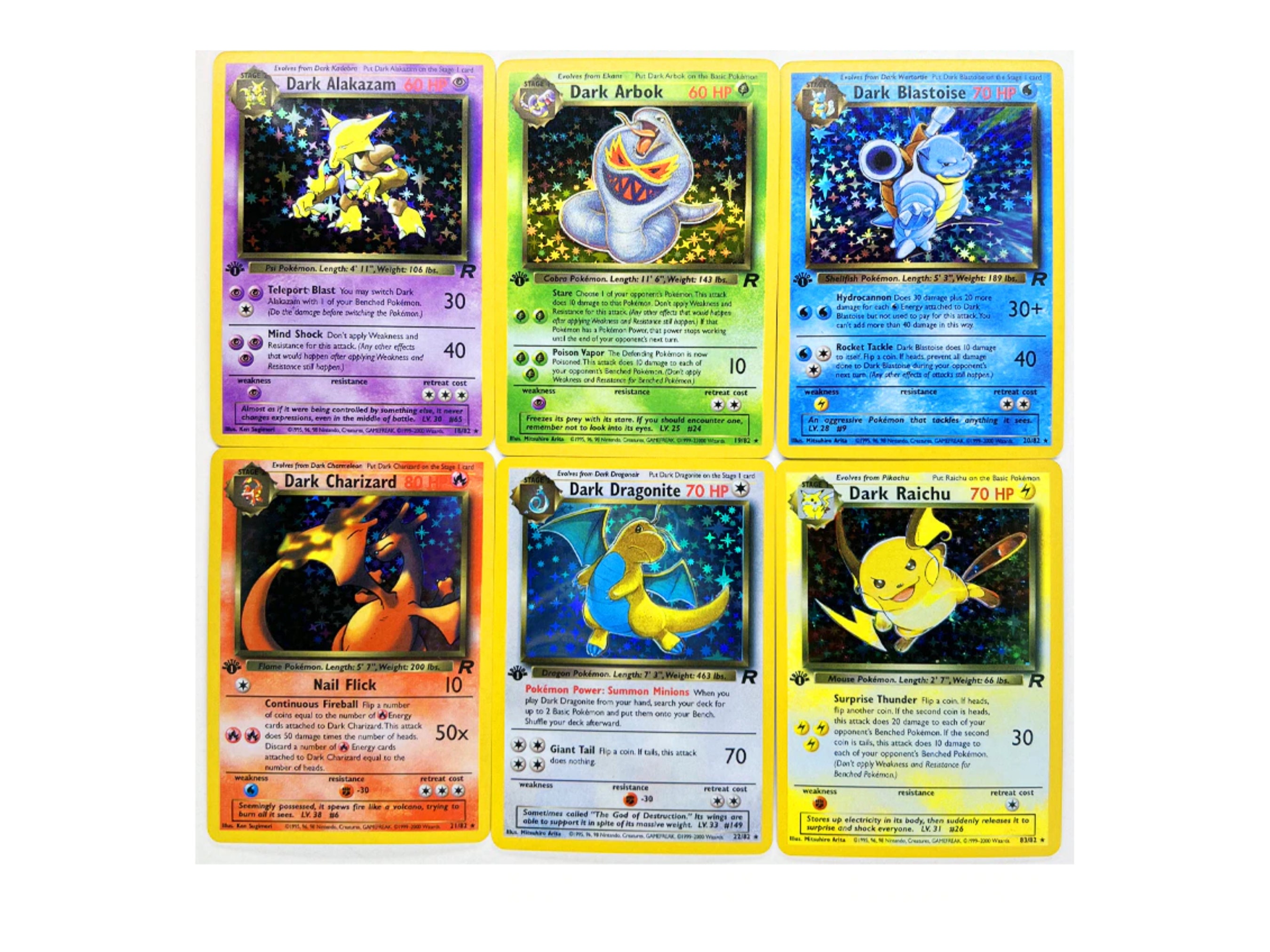 Team Rocket Set 1st Edition - 83 Cards - COMPLETE SET