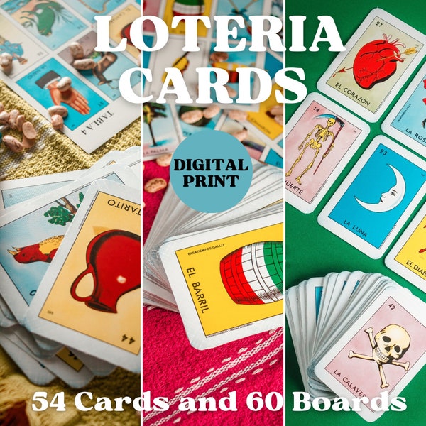 Loteria Cards Loteria Print Printable Loteria Adult Birthday Game Loteria Digital Loteria Pdf Party Game Mexican Loteria
