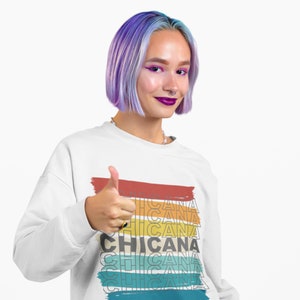 Chicana Latina Latinx Spanish Crewneck Heavy Blend Sweatshirt