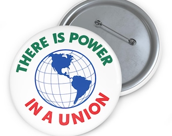 Union Power Pin | Political Activism Accessory