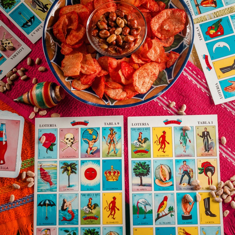 Leteria Pattern Loteria Mexicana Game, 54 Cards, 60 Boards (PDF Pattern) - Etsy Australia