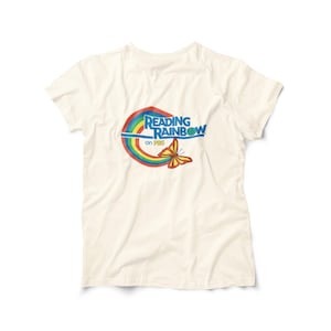 Reading Rainbow Retro Rainbow Butterfly T-shirt | Vintage Logo image 11