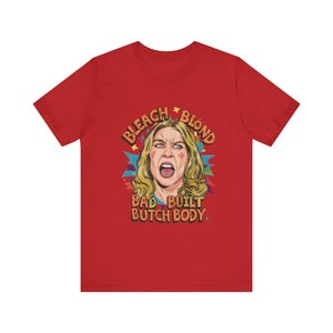 Bleach Blond Bad Built Marjorie Taylor Green Jasmine Crockett Elezione 2024 Anno elettorale T-shirt a maniche corte