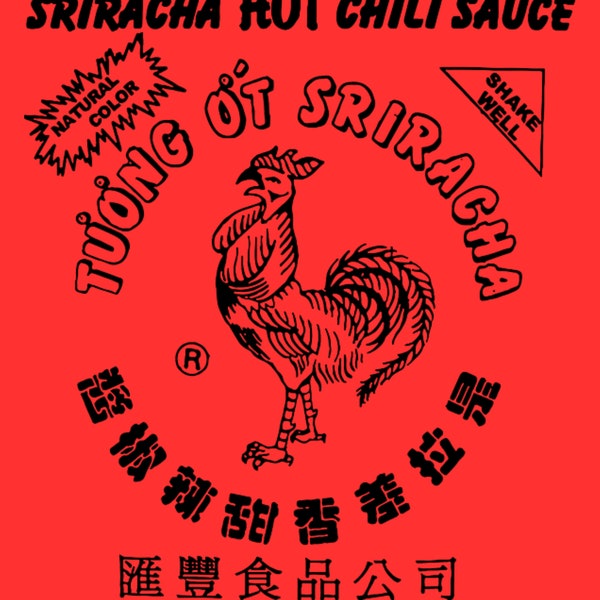 Sriracha Digital Print, Sriracha PNG, Sriracha Mockup, Ramen Digital Print