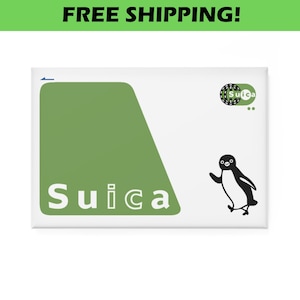 Carte aimantée Kawaii Japon Suica - Réplique d'un pass de train japonais, souvenir de voyage, objet de collection rétro